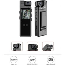 Die Grup 4K 180 Derece Vücut Kamerası Wifi Gece Görüşlü Aksiyon Kamerası DIEGRP-RSKRGLT34