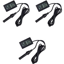 Die Grup 3 Adet Dijital Ekran Sıcaklık ve Nem Ölçer - Termometre Higrometre Kuluçka DIEGRP-RSKRGLT34