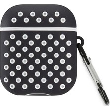 Die Grup Airpods 3 (3.nesil) Spor Delikli Kılıf - Siyah-Beyaz