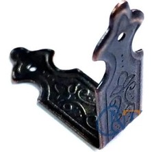 Die Grup Dekoratif Sandık, Kutu Kenarı, 11X32MM, Eskitme, 100 Adet DIEGRP-RSKRGLT34