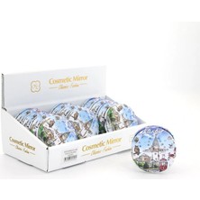 Die Grup Taşlı Istanbul Tasarımı El Aynası Kalın Model 5 DIEGRP-RSKRGLT34