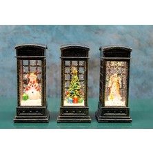 Katre46 Telefon Kulübeli Işıklı Kar Küresi