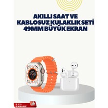 Die Grup Watch 9 Max Akıllı Saat Kulaklık Seti Sağlık Takipli 45 mm Geniş Ekran DIEGRP-RSKRGLT34