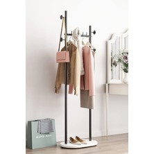 Tolia Home Metal Ayaklı Askılık Elbise Askısı Portmanto Konfeksiyon Elbise Askılığı