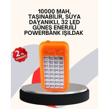 Die Grup Güneş Paneli Ile Şarj Olan 32 Led’li Powerbank Cihazı DIEGRP-RSKRGLT34