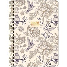 GENC DIJITAL BASKI Keskin Spiralli Haftalık 2026 Ajanda A5 Lirik