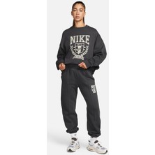 Nike Kadın Gri Bol Kesim Şardonlu Eşofman Altı - FZ0229-060