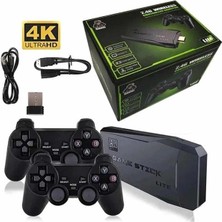 Die Grup Game Stick 20000 Oyun Kablosuz Çift Kol Retro Oyunlar Game Stick Atari 2.4g 4K DIEGRP-RSKRGLT34