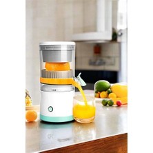 Die Grup Katı Meyve Sıkacağı Taşınabilir USB Şarjlı Pratik Paslanmaz Çelik Bıçaklı Dıegrp-Rskrglt