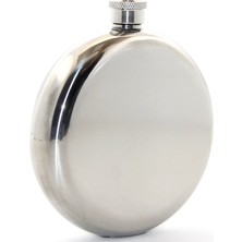 Die Grup Paslanmaz Çelik Yuvarlak 8 Oz Tekli Matara Çelik Renk DIEGRP-RSKRGLT34