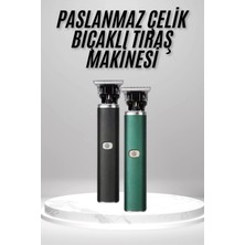 Die Grup Tıraş Makinesi Profesyonel Paslanmaz Çelik T-Bıçak Saç Sakal Ense Vücut DIEGRP-RSKRGLT34