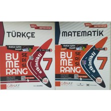 Günay Yayınları 7. Sınıf Türkçe+Matematik  Etkinlikli Bumerang Serisi