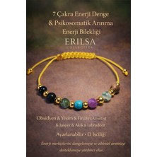 Erilsa Sertifikalı Sarı 7 Çakra Denge Enerji Uyum Psikosomatik Arınma Enerji Bilekliği – Doğal Taş Şifa