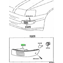 Tyc Toyota Carina Ön Sinyal Sağ 1993-1997 (Oem No:  8151120650)
