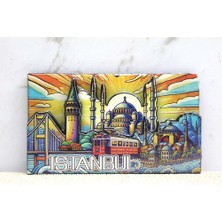 Katre46 Ahşap Istanbul Temalı Magnet