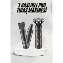 Die Grup Yüksek Performanslı 3 Başlıklı Profesyonel Şarjlı Islak ve Kuru Kullanıma Uygun Dıegrp-Rskrg