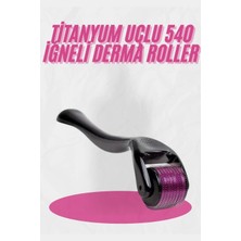 Die Grup Dermaroller Titanyum 540 Iğneli 1 mm Saç Kaş Sakal Serum Kullanıma Uygun DIEGRP-RSKRGLT34