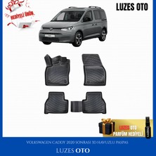 Rizline Volkswagen Caddy 3D Havuzlu Paspas 2024 Model Uyumlu