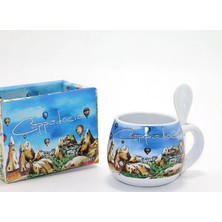 Die Grup Kaşıklı Yöresel Kahve Fincanı Tekli Model 2 DIEGRP-RSKRGLT34