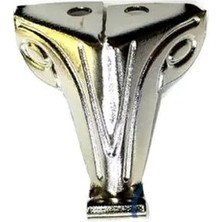 Die Grup Moda Sac Ahşap, Sunta Sandık Ayağı, Kutu Ayak 2,5 cm - Nikel DIEGRP-RSKRGLT34