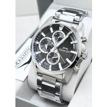 Slazenger Orjinal 2 Yıl Garantili Su Geçirmez Çelik Kordon Çelik Kasa 10 Atm Iç Kadran Fonksiyonları Aktif Erkek Kol Saati