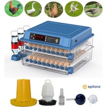 Die Grup 120 Yumurta Kapasiteli Tam Otomatik Kuluçka Makinesi - Civciv, Kaz, Hindi ve Ördek Yetiştiricili�