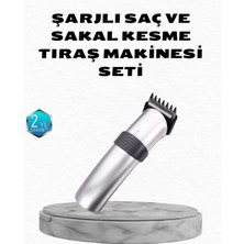 Die Grup Profesyonel Şarjlı Saç ve Sakal Kesme Makinesi – Paslanmaz Çelik Bıçaklı, Ergonomik ve Sess