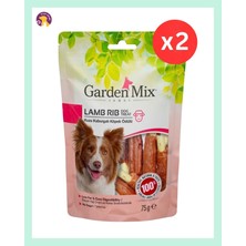 Garden Mix Kuzu Kaburgalı Köpek Ödülü 75 gr (2 Adet)