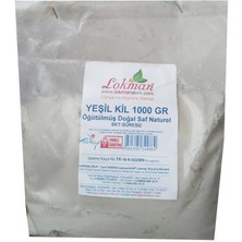SHC4200 Yeşil Kil Öğütülmüş Doğal Saf Naturel 1000 gr Paket