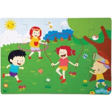 SHC4200 Bfs Nessiworld 1276-CS Chiva, Ilkbahar Ahşap Yer Puzzle
