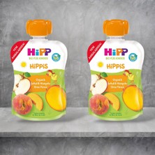 Hipp Organik Şeftalili Mangolu Elma Püresi 100 gr x 2 Adet