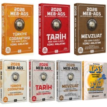 CBA Akademi 2026 Meb Ags Tarih-Türkiye Coğrafyası-Mevzuat Konu Anlatımı(Ilave Sorulu)-Çözümlü Soru Bankası Seti