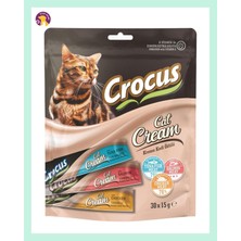 Crocus Karışık Lezzetler Sıvı Kedi Ödül Maması 30 x 15 gr