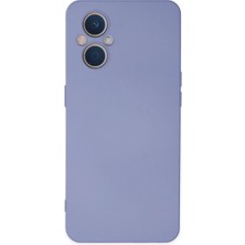 Magicool Oppo Reno 7 Lite Kılıf Nano Içi Kadife Silikon - Lila