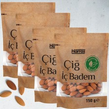 Harras Çiğ Badem Içi 150 gr x 4 Adet