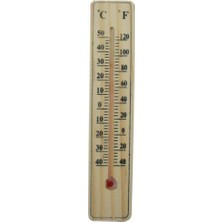 Katre46 Ahşap Oda Sıcaklığı Sıcaklık Ölçümü Termometresi Küçük Boy
