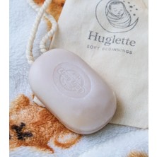 Huglette %100 Doğal Keçi Sütlü Bebek Sabunu ve Saklama Keseli Set