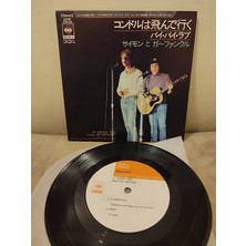Plakperest Simon & Garfunkel - El Condor Pasa Cecilia , Bye Bye Love  1969 Japonya Basım  Ep Plak 4 Şarkı 2.el