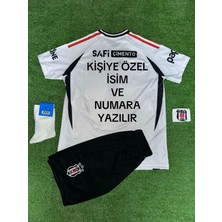 Candy Cup B.eşiktâ.ş Kişiye Özel Yeni Sezon 2025/2026 Çocuk Forması 4lü Set Harita Desenli