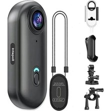 Die Grup Mini 4K Wıfı Aksiyon Kamerası Vücut Kamerası Giyilebilir Video Kaydedici Hafıza Kartı Dahil D