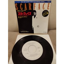 Plakperest Scarface Theme ( Push It To The Limit ) - Soundtrack  Japonya 1984 Basım 45LIK Plak 2.el