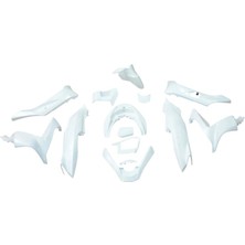 Moto Eczane Kaporta - Grenaj Seti Beyaz Honda Pcx 125 150 2013-2017