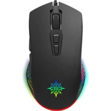Hietech Kablolu Oyuncu Mouse Rgb 6400 Dpı Örgü Kablolu Macrolu Driverli Gaming Oyuncu Mouse