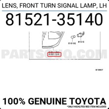 Maher Sinyal Lambası Hilux 1998-2001 Krom Sol (Oem NO:8152135140)