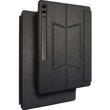 Oyo Store Galaxy Tab S11 Ultra Zore Border Keyboard Bluetooh Bağlantılı Standlı Klavyeli Tablet Kılıfı - Siyah
