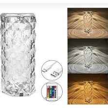 Katre46 Kristal LED Dokunmatik Masa Lambası