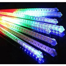 Katre46 8 Adet Meteor Kayan Tüp LED Ağaç Bahçe Solar Güneş Enerjili LED S-12