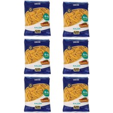 Harras %100 Durum Buğdayı Kalem Makarna I Yüksek Proteinli Penne Italyan Tipi Lezzet 6 Adet x 500 G