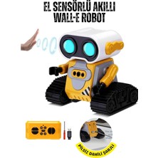 LRS Store Şarjlı El Sensörlü Akıllı Wall-E Robot - Uzaktan Kumandalı, Müzikli Işıklı Interaktif Robot Oyuncak