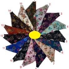 Bilmar Pigment Desenli Flamli Eşarp 100 x 100 cm x 10 Adet